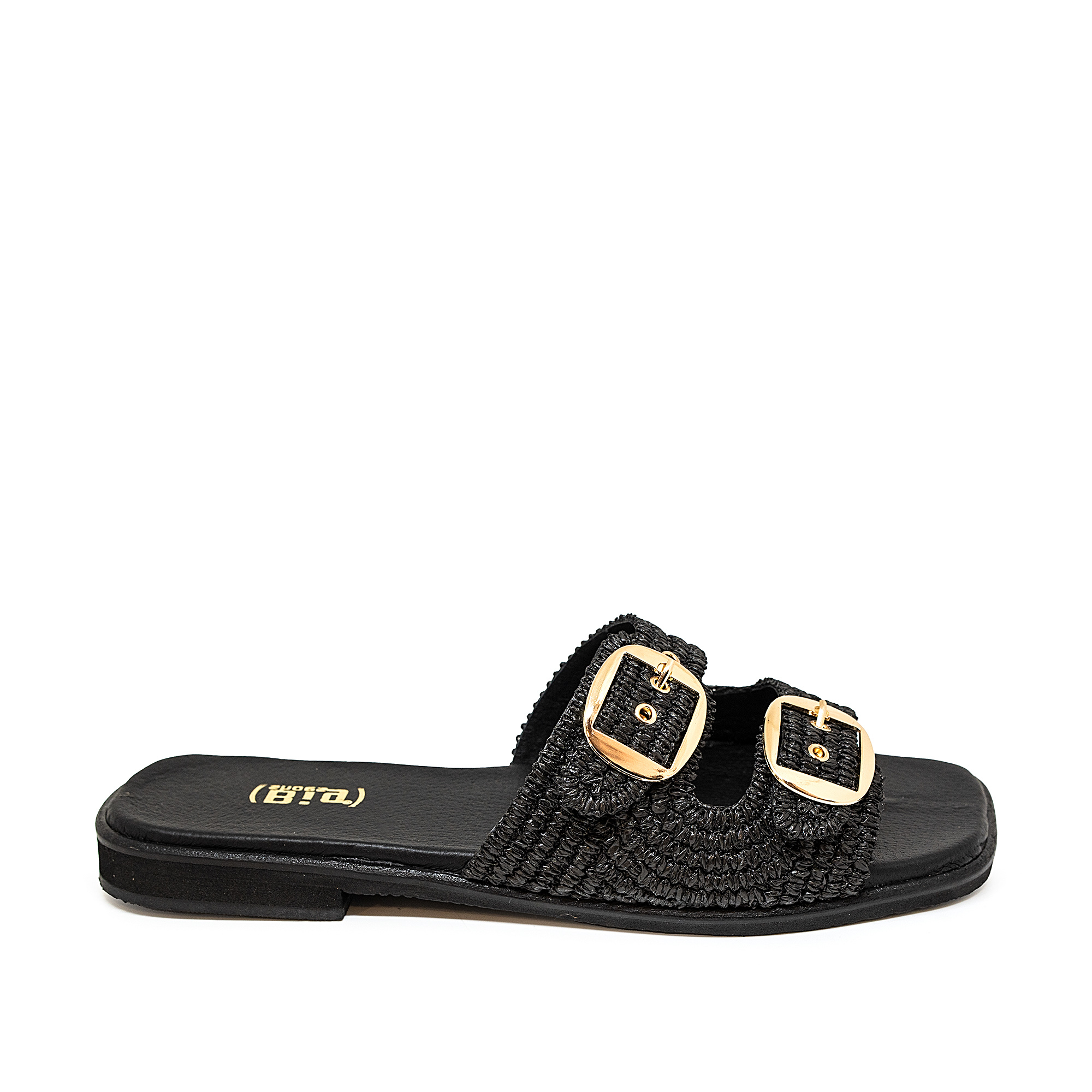 Bigshoes Bigshoes GA0112-01 Δερμάτινο Σανδάλι Μαύρο